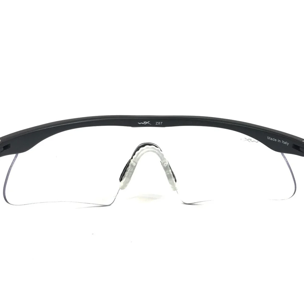 Wiley X Safety Sunglasses Z87 CE PT-1 Matte Black Shield Frames w Several Lenses